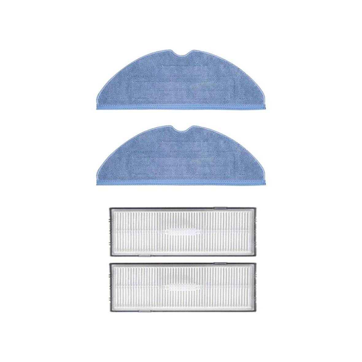 Srfn Ticaret Roborock S7 Uyumlu Mop Bezi ve Hepa Filtre - 4 Parça