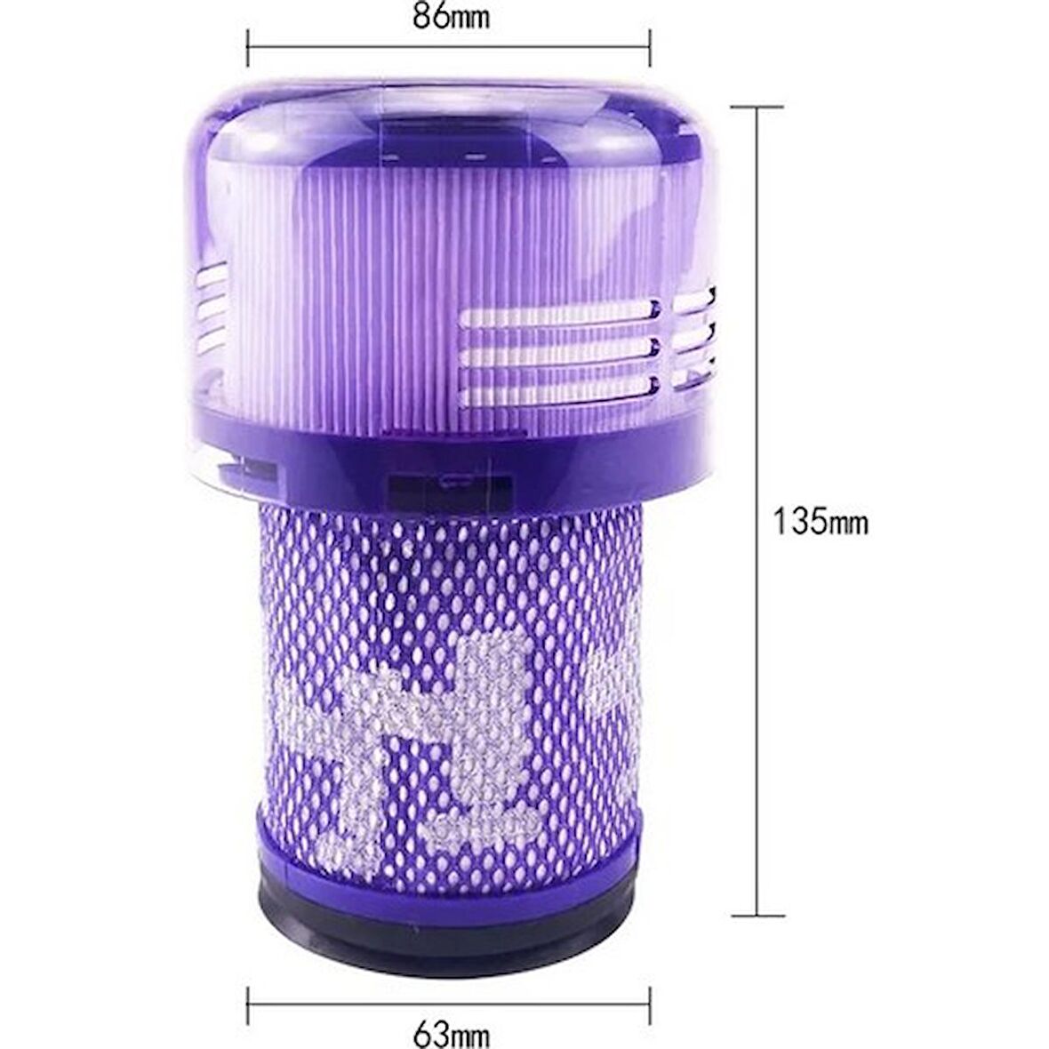 srfn ticaret Dyson V12 / V12 Uyumlu Slim Elektrikli Süpürge Aksesuarları Için Hepa Filtre