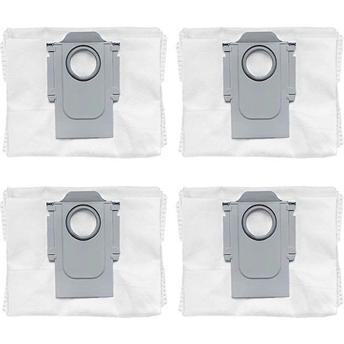 Srfn Ticaret Roborock Q7+, Q7 Max+, S8 Pro Ultra, S8+, S7 Maxv Ultra, Q5+ Uyumlu Toz Torbası - 4 Adet