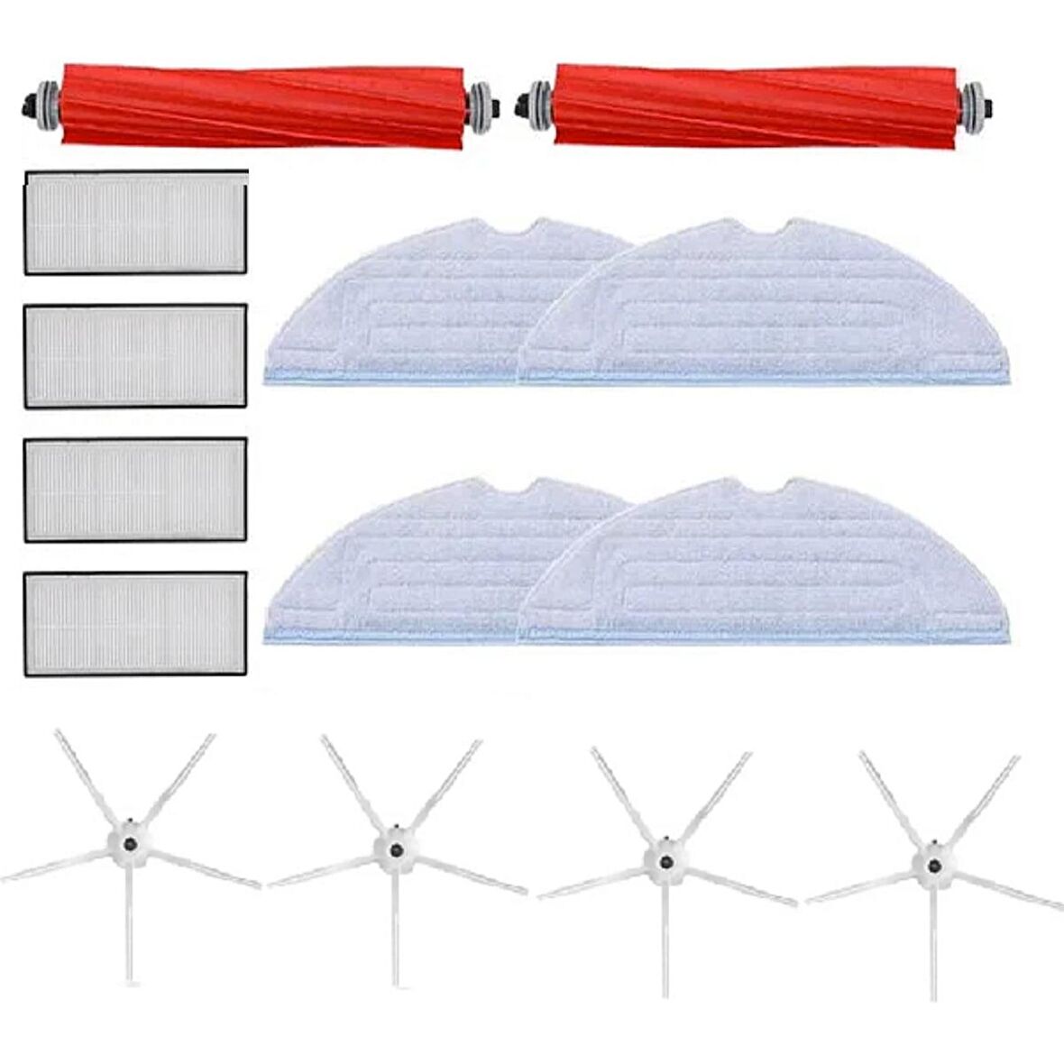 Srfn Ticaret Roborock S7+ Uyumlu - 14 Parça Mega Set