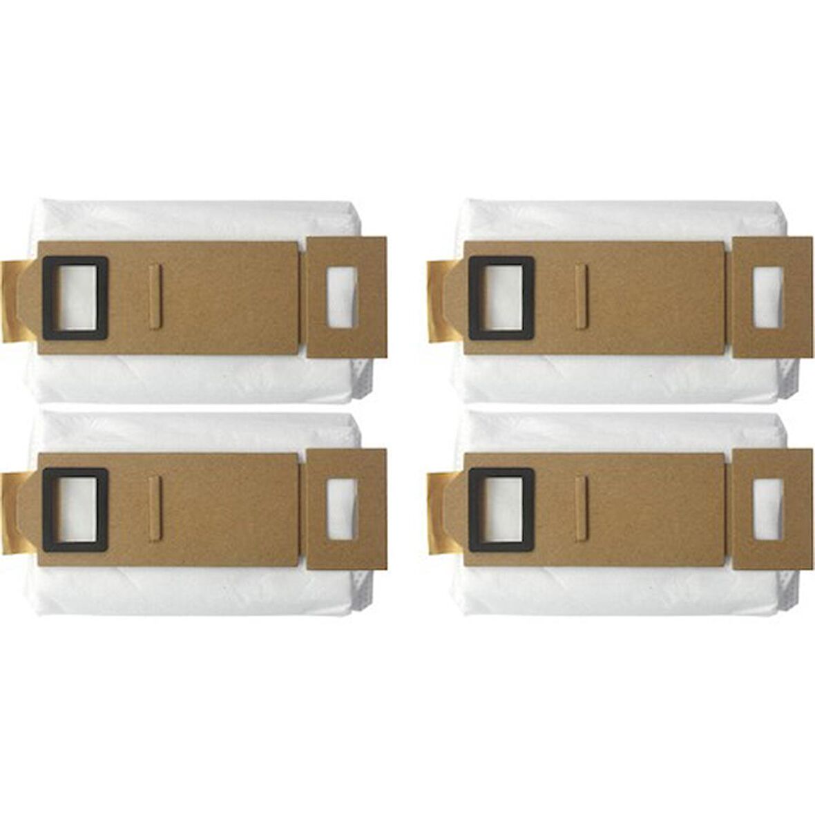 srfn ticaret Roborock S7/S7+/S7 Maxv +/T7/T7+/T7S Uyumlu Toz Torbası - 4 Adet