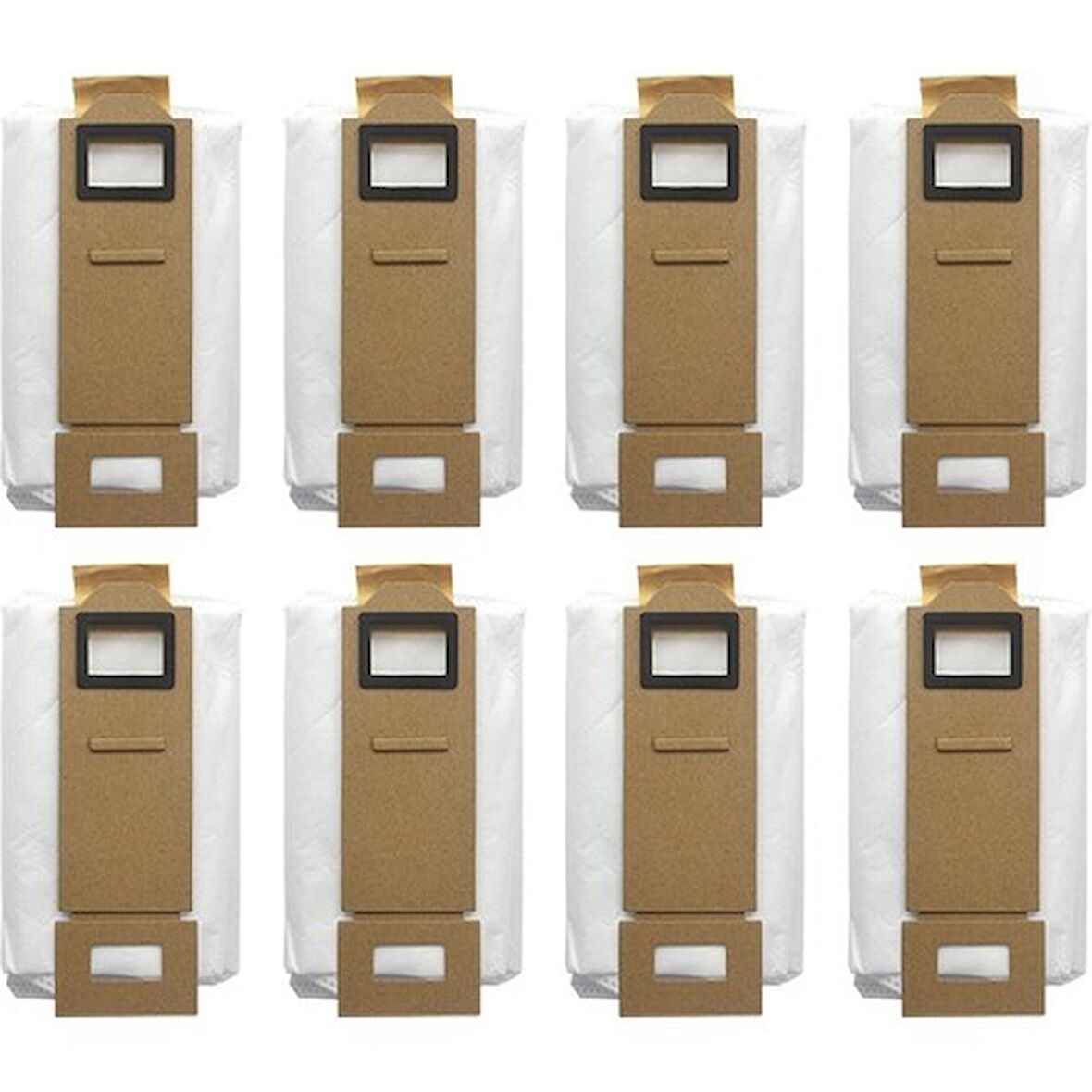 srfn ticaret Roborock S7/S7+/S7 Maxv +/T7/T7+/T7S Uyumlu Toz Torbası - 8 Adet