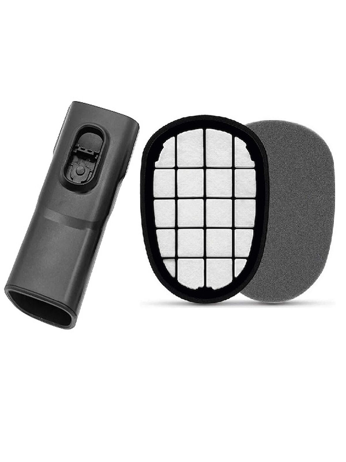 srfn ticaret Philips FC 6826 Speedpro Uyumlu Hepa Filtresi (Siyah) ve Boru Tamir Seti