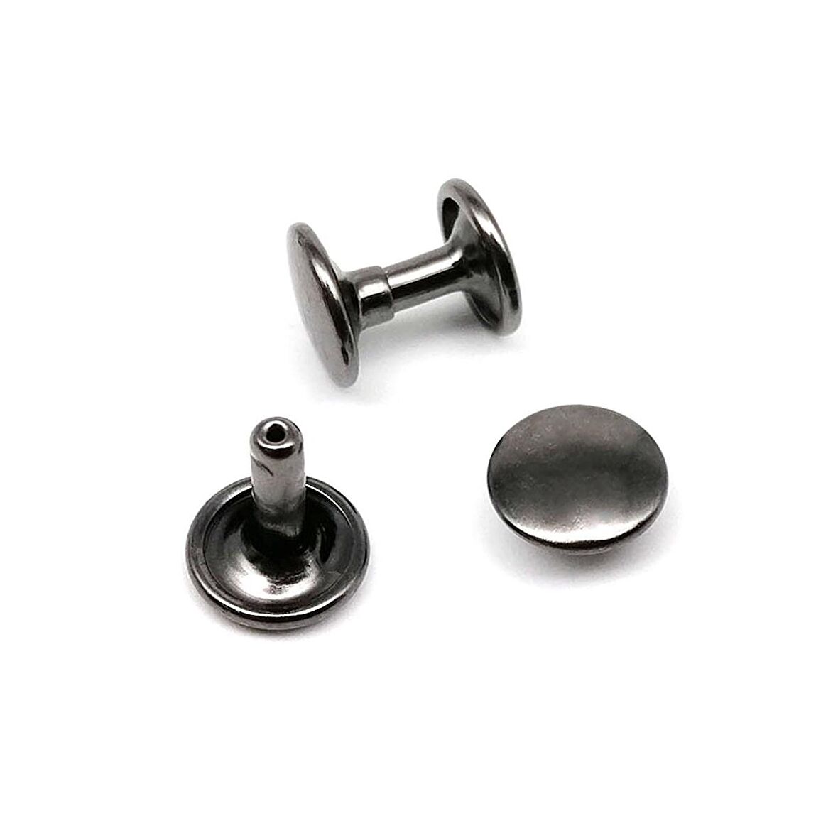 Perçin 33,5no 9mm İki Taraf Kafa 50 Takım (Leathercraft, Deri Hobi)