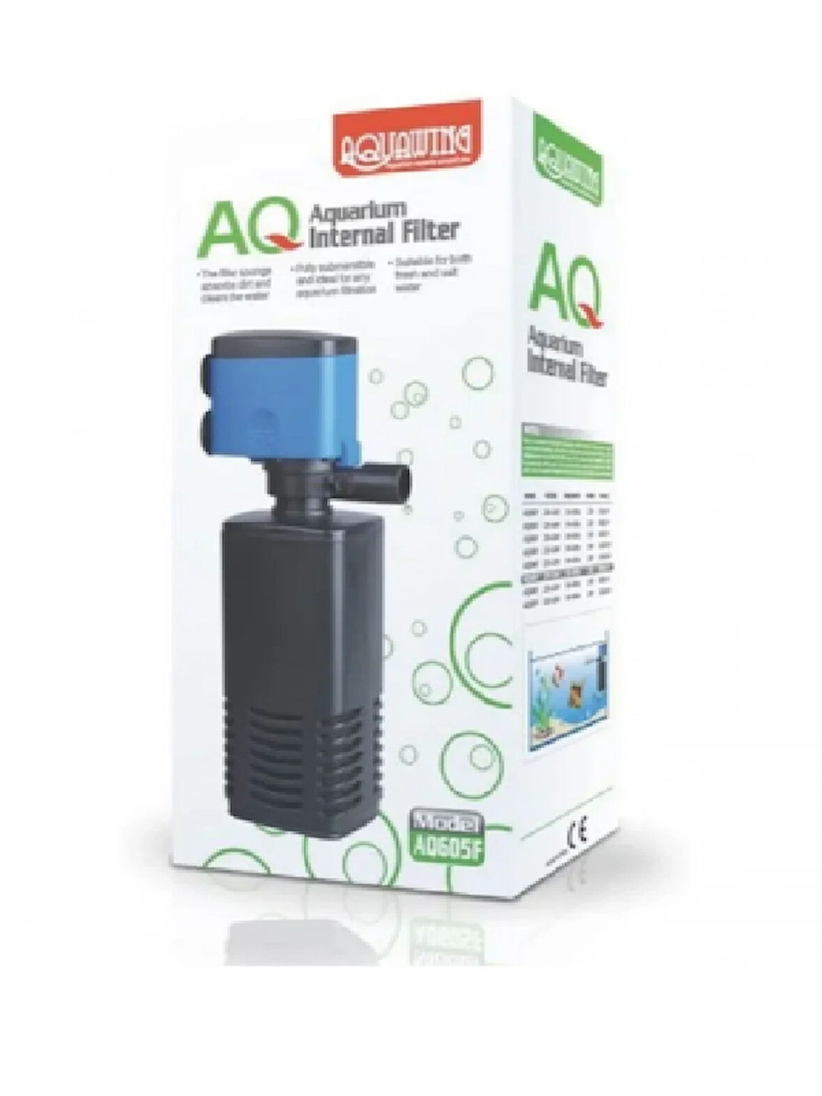 Aquawing Aq605f Akvaryum Iç Filtresi 15w 880l/h