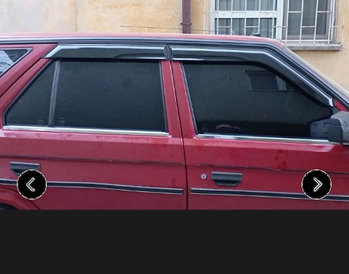 Skoda Favorit 1993 ve Üzeri Cam 4 Parça Çıtası Krom Paslanmaz Çelik