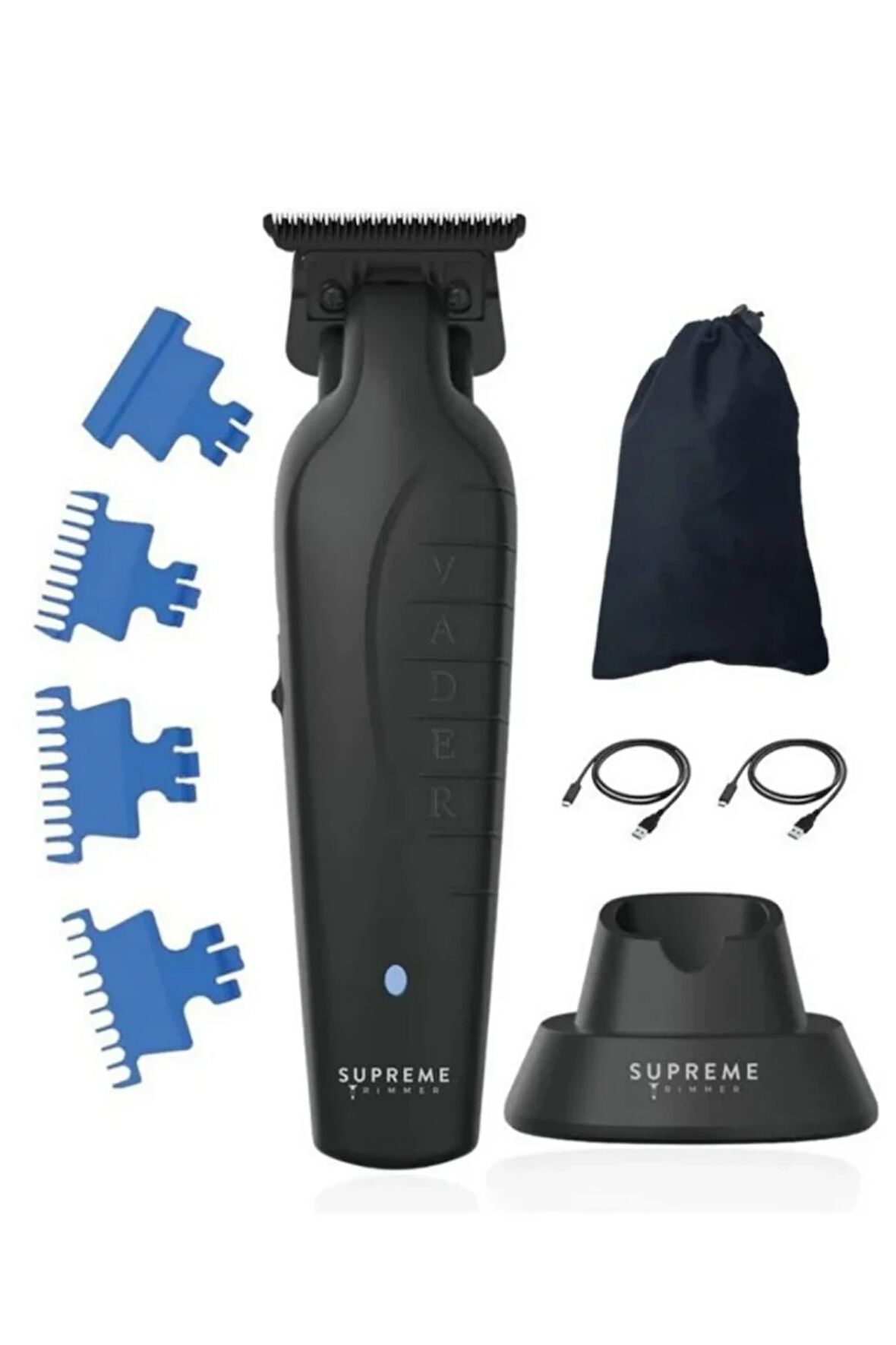 Supreme Trimmer Siyah Vader Trimmer Tıraş Makinesi – 7200 RPM DLC T Bıçaklı