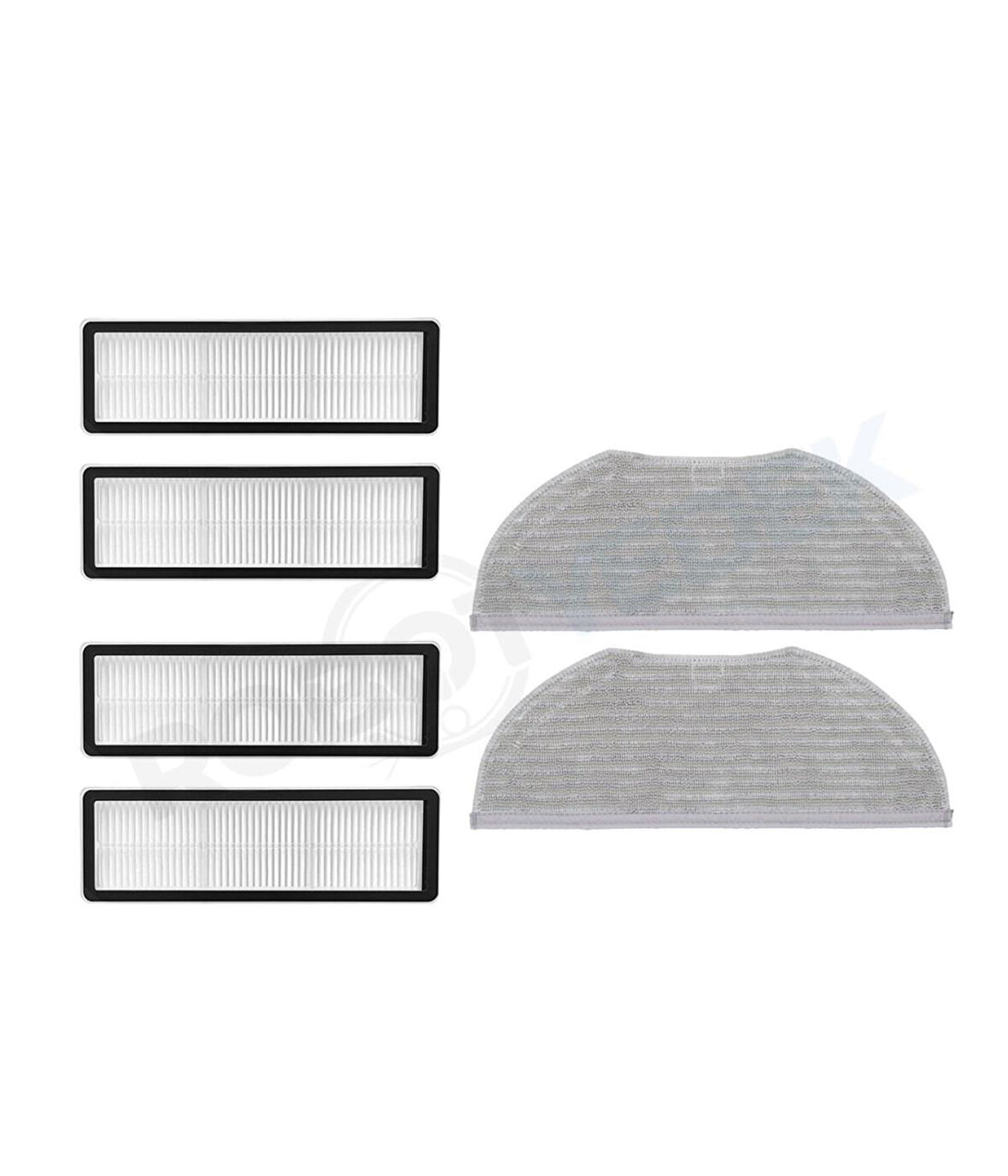 Xiaomi S10T STFCR01SZ Uyumlu Yedek Hepa Filtre ve Mop-6 Parça