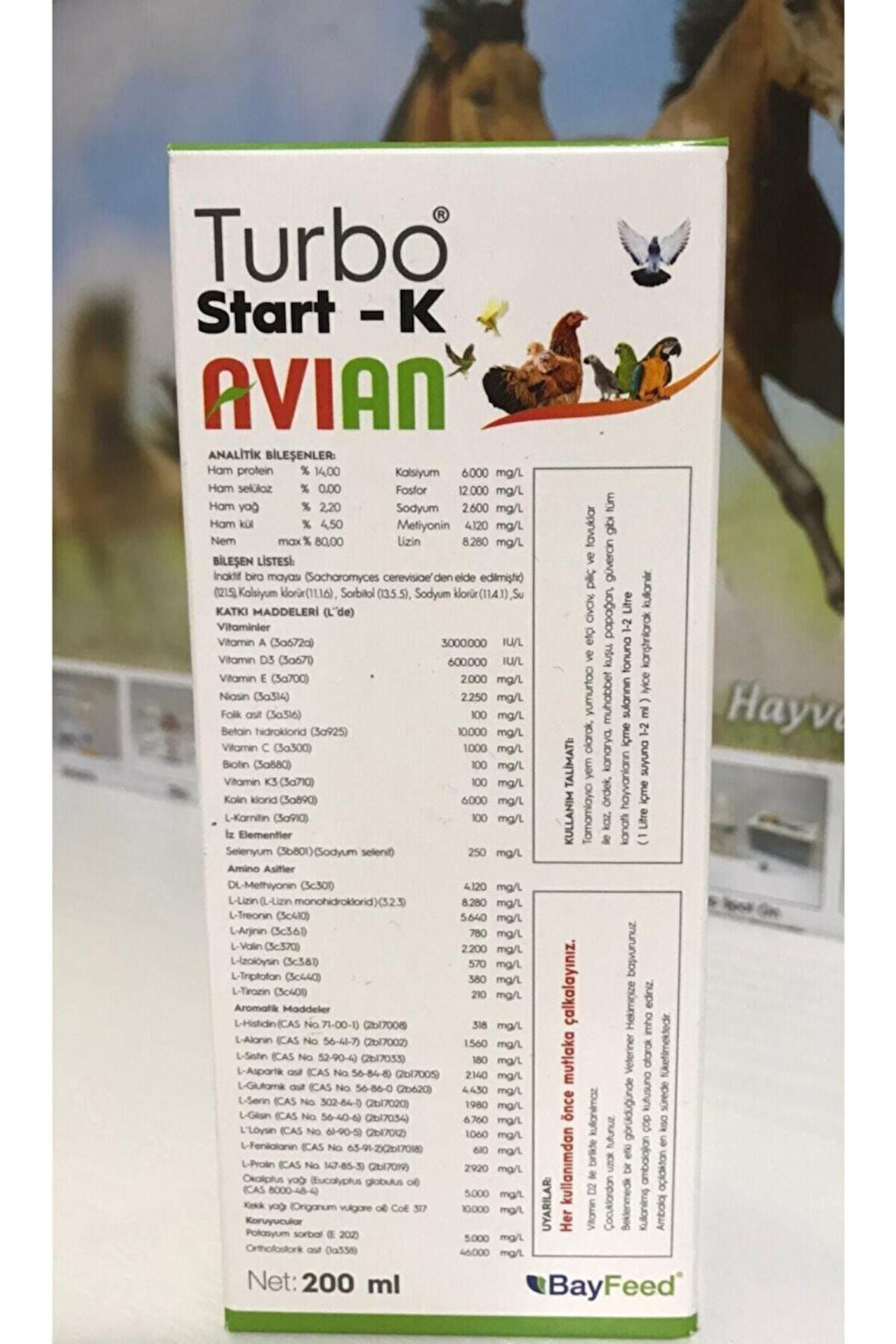 Turbo Start-k Avıan 100ml