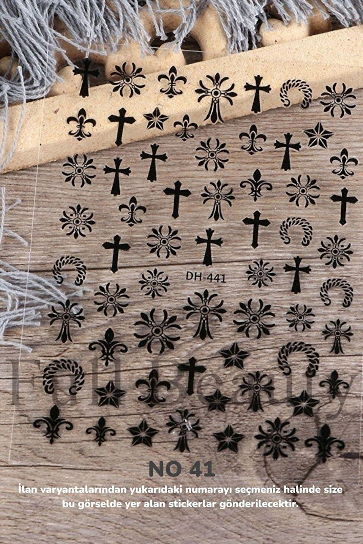 Renkli ve Desenli Tırnak Stickerları - Nail Art Sticker Çeşitleri - Su ile Yapışan Kolay Uygulama