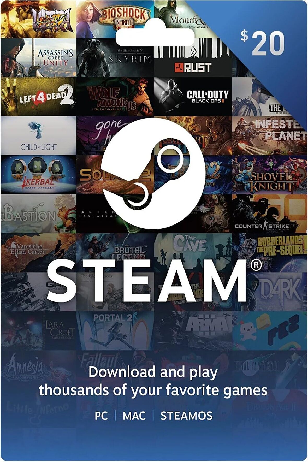 Steam 20 USD