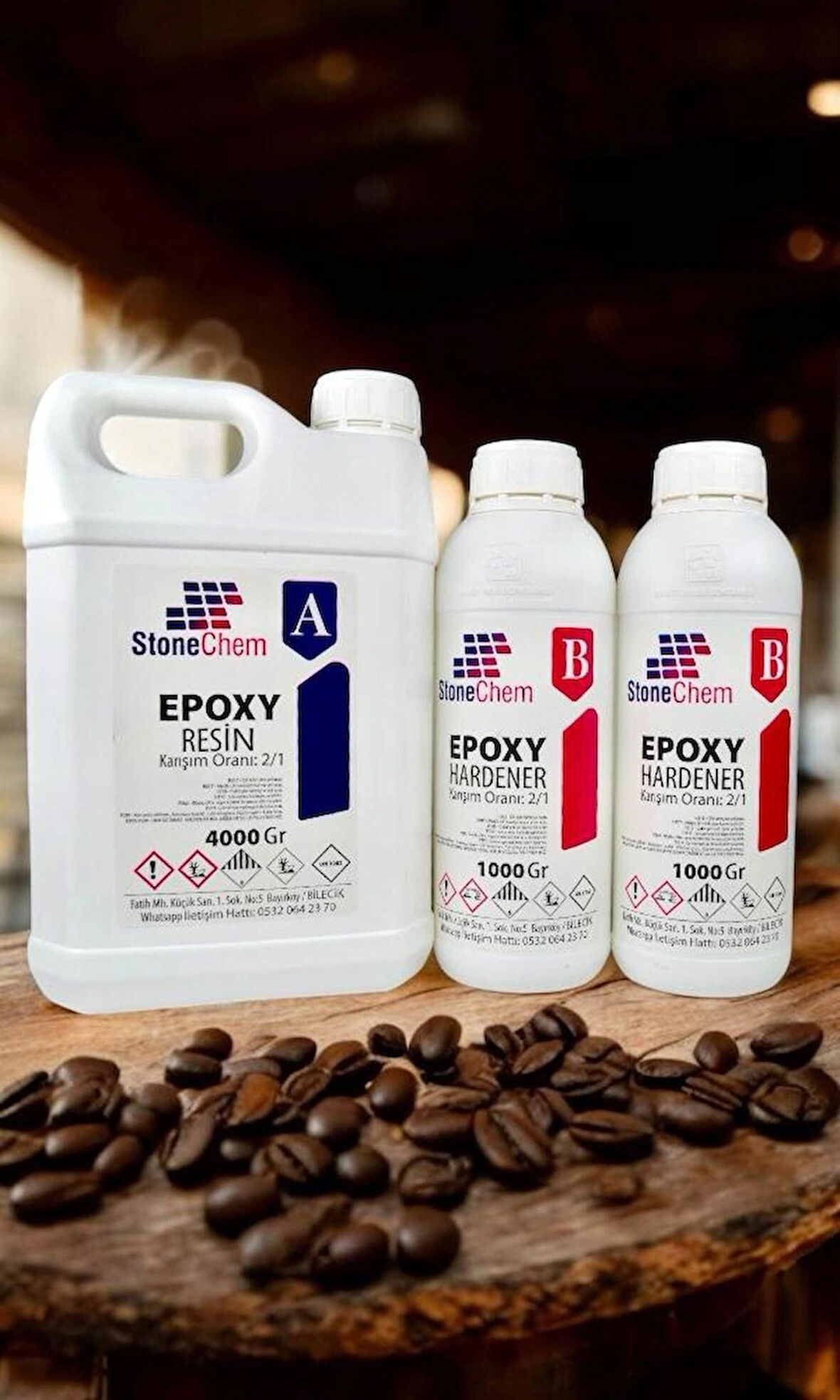 StoneChem Ultra Şefaf Epoksi Reçine 6 KG.