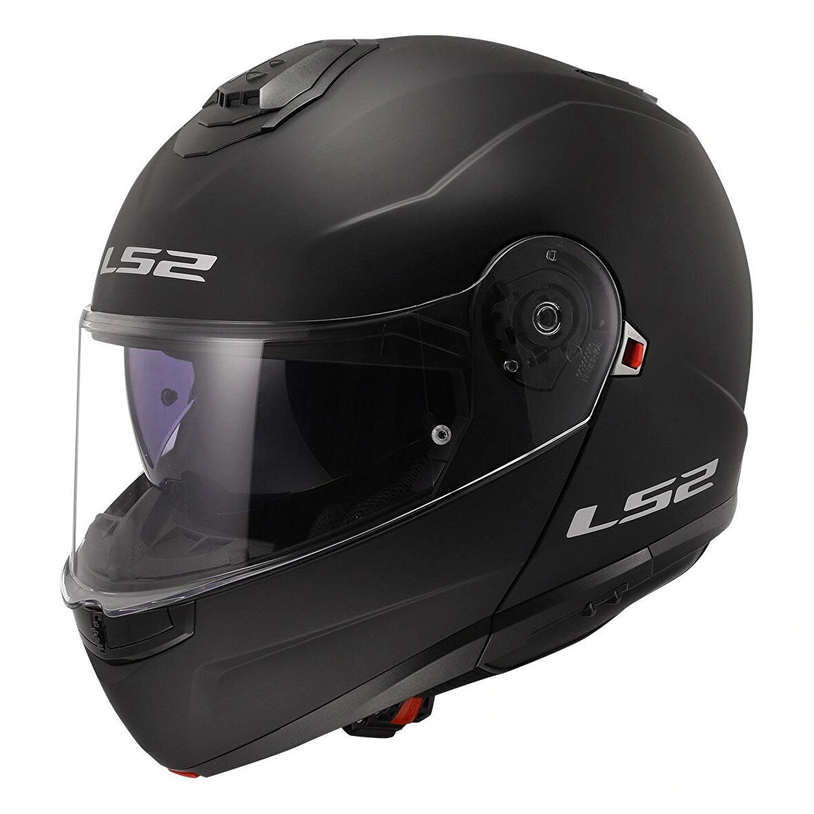LS2 STROBE 2 MAT SİYAH ÇENE AÇILIR KASK