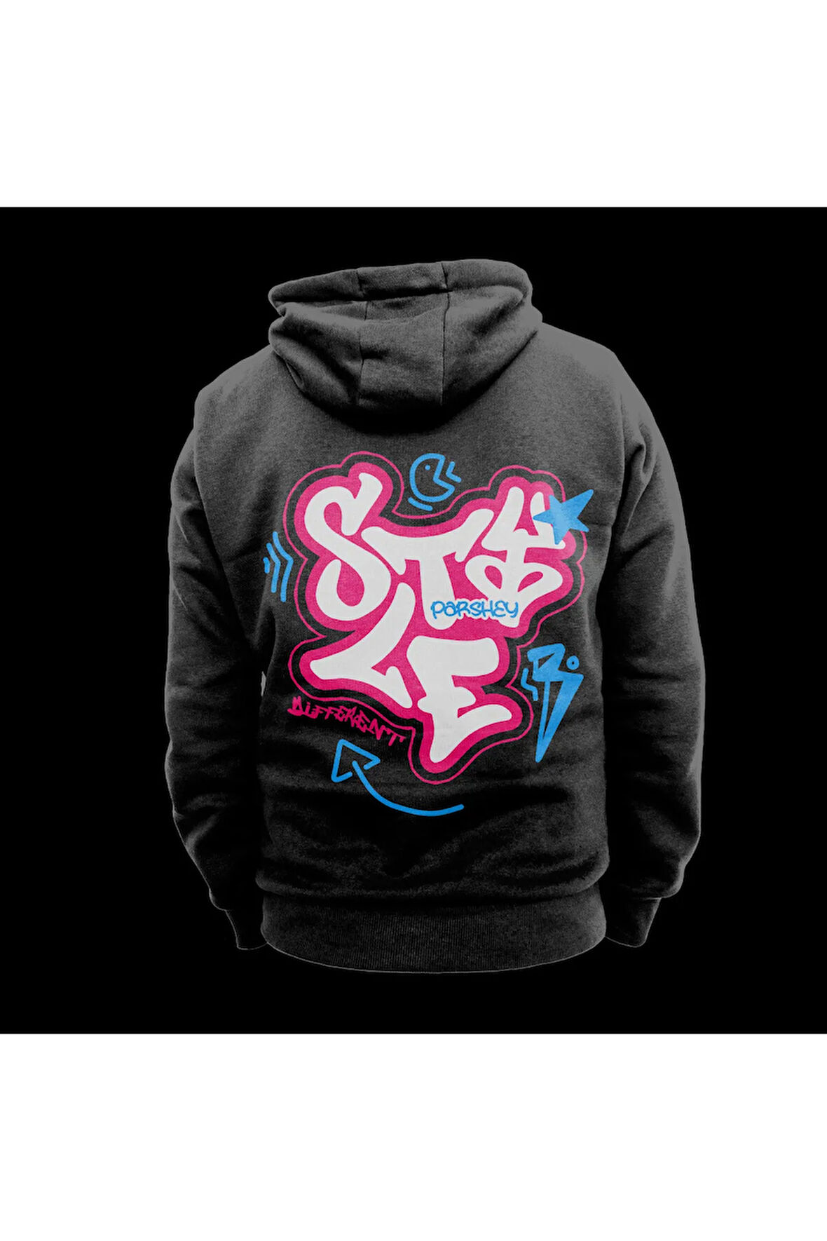 Style Parshey Kapüşonlu Sweatshirt Kalın Kumaş