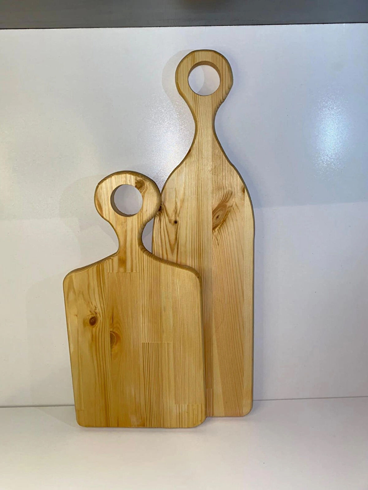 Kesme Ve Servis Tahtası Seti 14 Cm x 50 Cm- 19Cm x 36 Cm 2'li Servis Tahtası