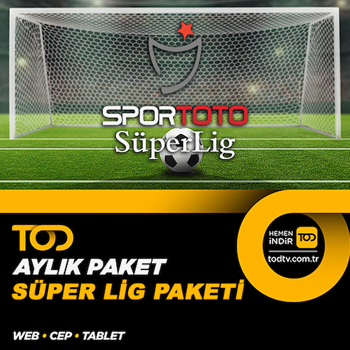 Trendyol Süper Lig 3 Ekran Aylık Paket (Web,Cep,Tablet)