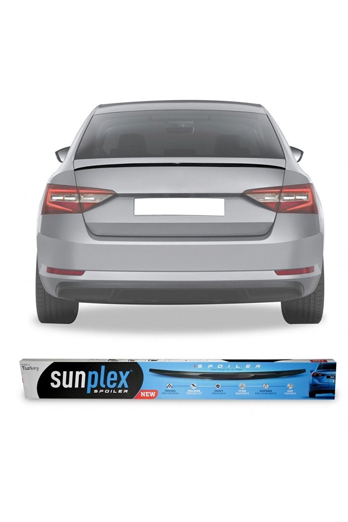 Skoda Superb Spoiler Bagaj Üstü Sunplex Piano Black 2015-2019 Arası