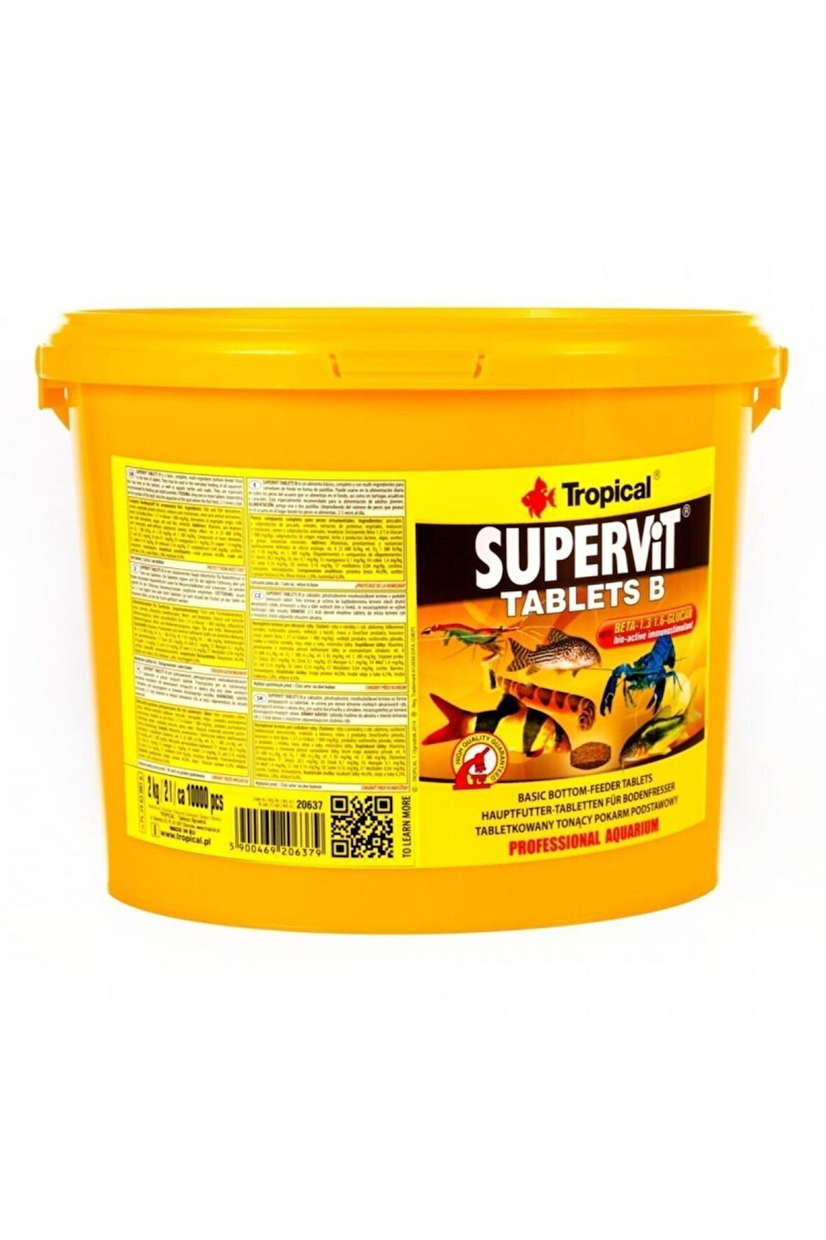 100 Gram Supervit B Tablets - Tablet Balık Yemi