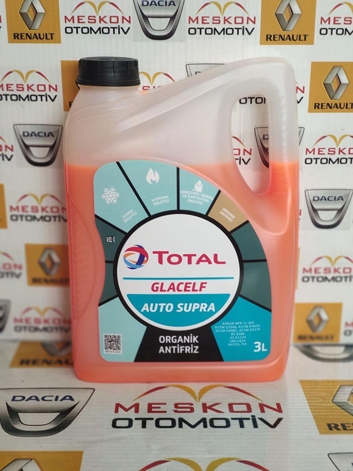 Total Glacelf Auto Supra Antifriz 3 Litre Üretim Ekim2021