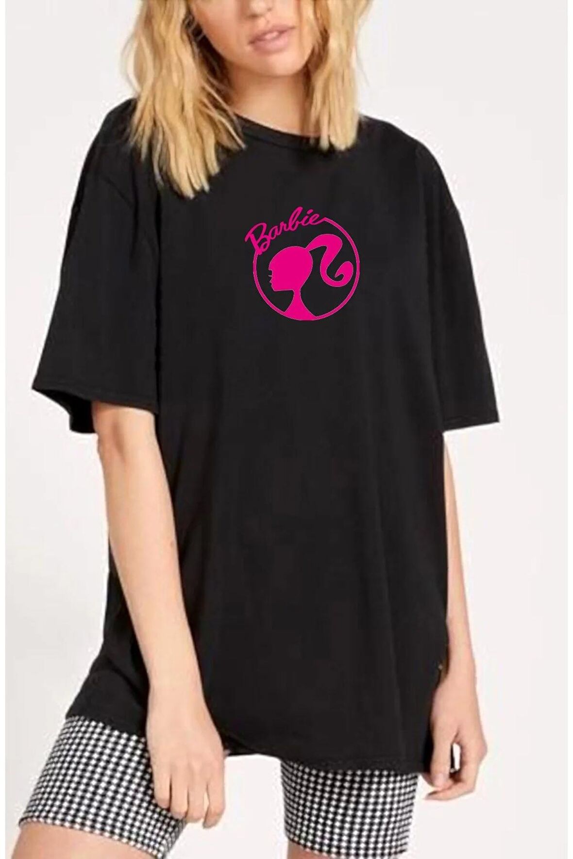 Barbie Özel Tasarımlı Rahat Kalıp Penye Tshirt