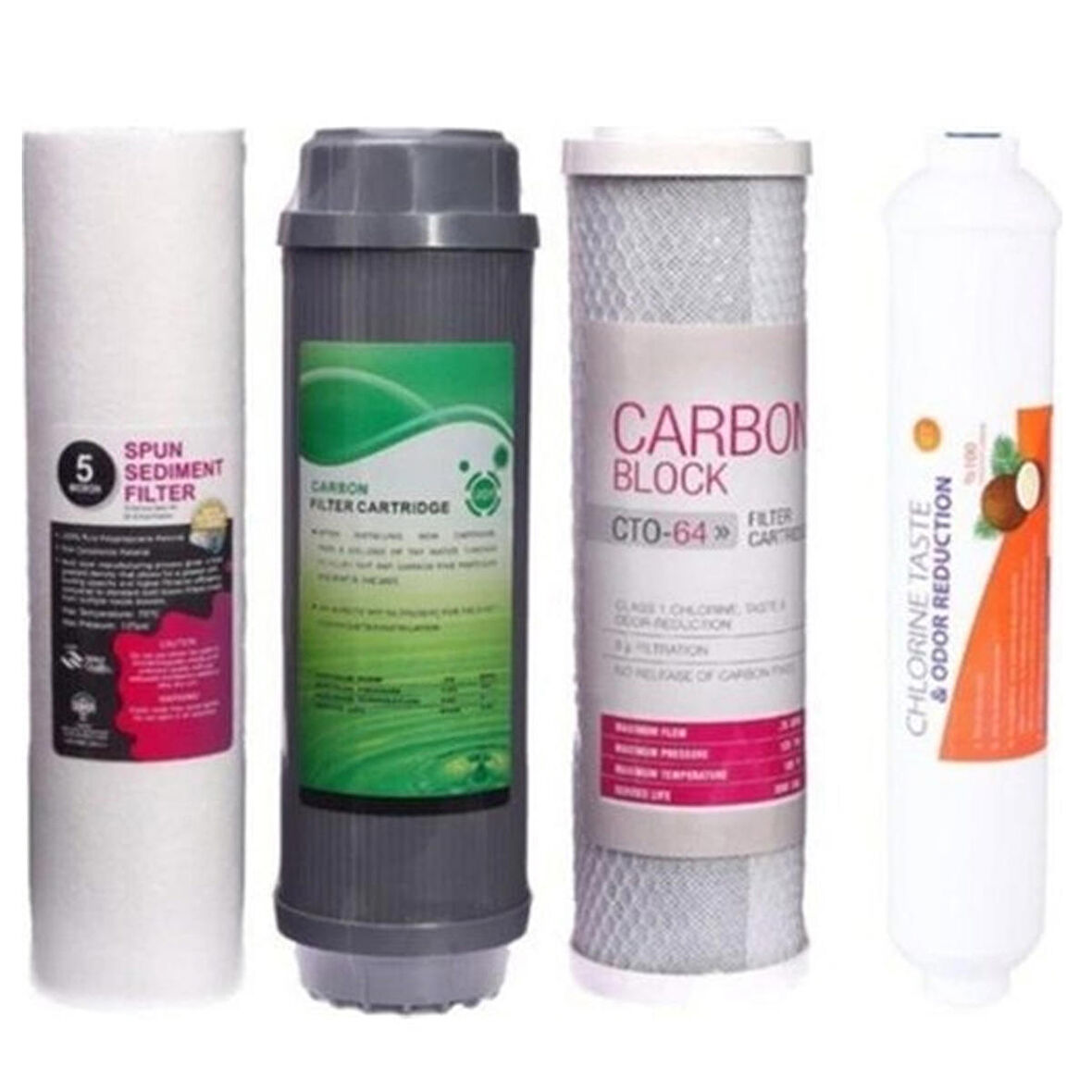 Açık Kasa Su Arıtma Cihazı 4 Aşamalı Filtre  Sistemi