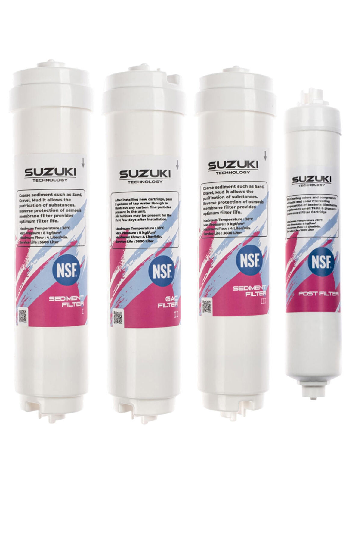 12 Inç Kapalı Kasa Su Arıtma Cihazı Membransız Tam Set (4 Filtre)