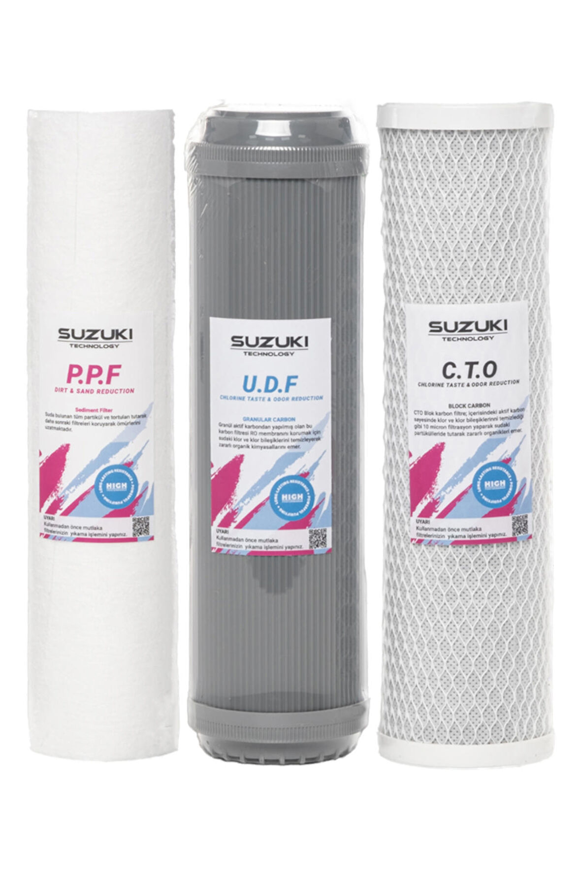 10 Inç Açık Kasa Su Arıtma Cihazı Blok Karbon (cto) Filtre