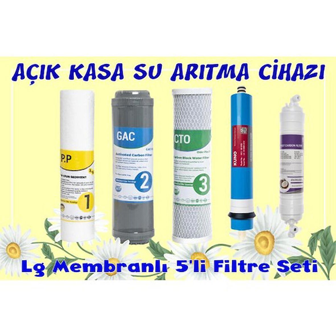 Sulook Su Arıtma 5li Filtresi Lg Mebran ve Tatlandırıcı