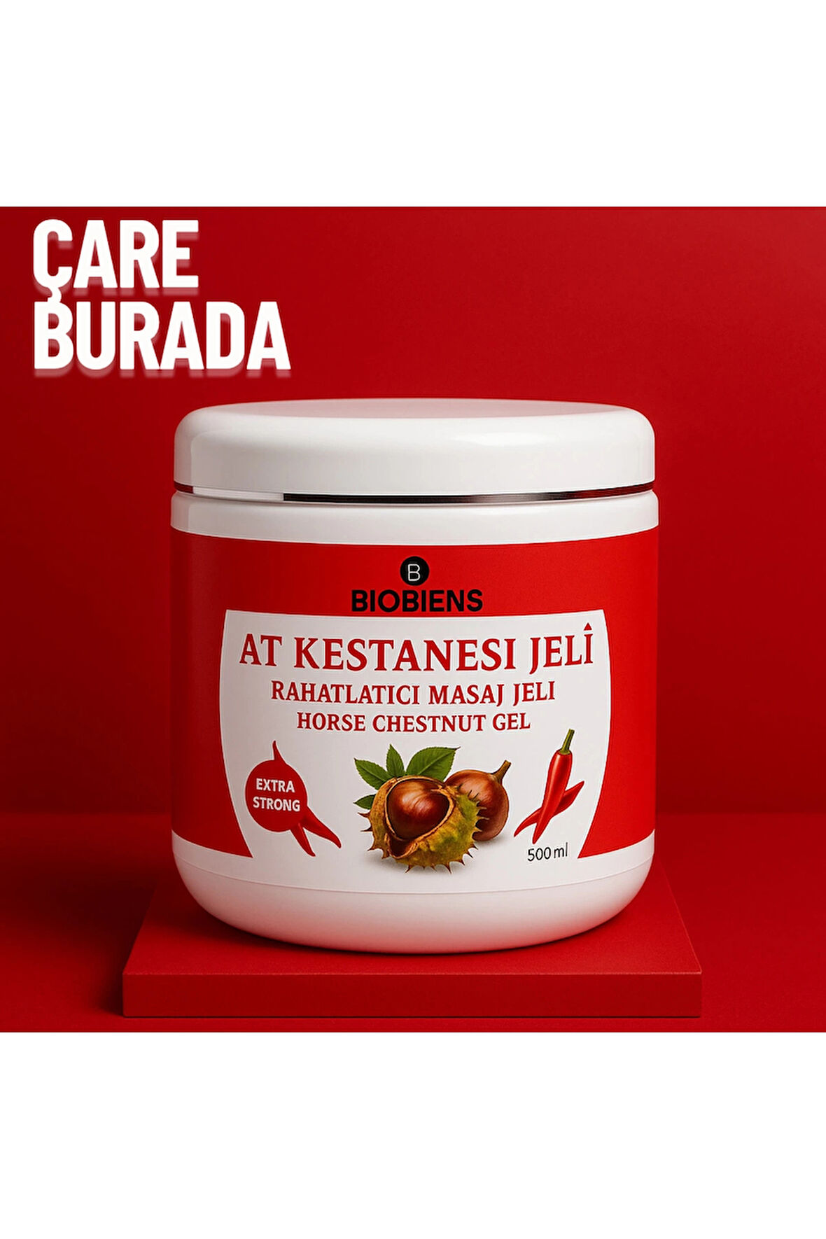 Sıcak At Kestanesi Masaj Jeli 500 ml