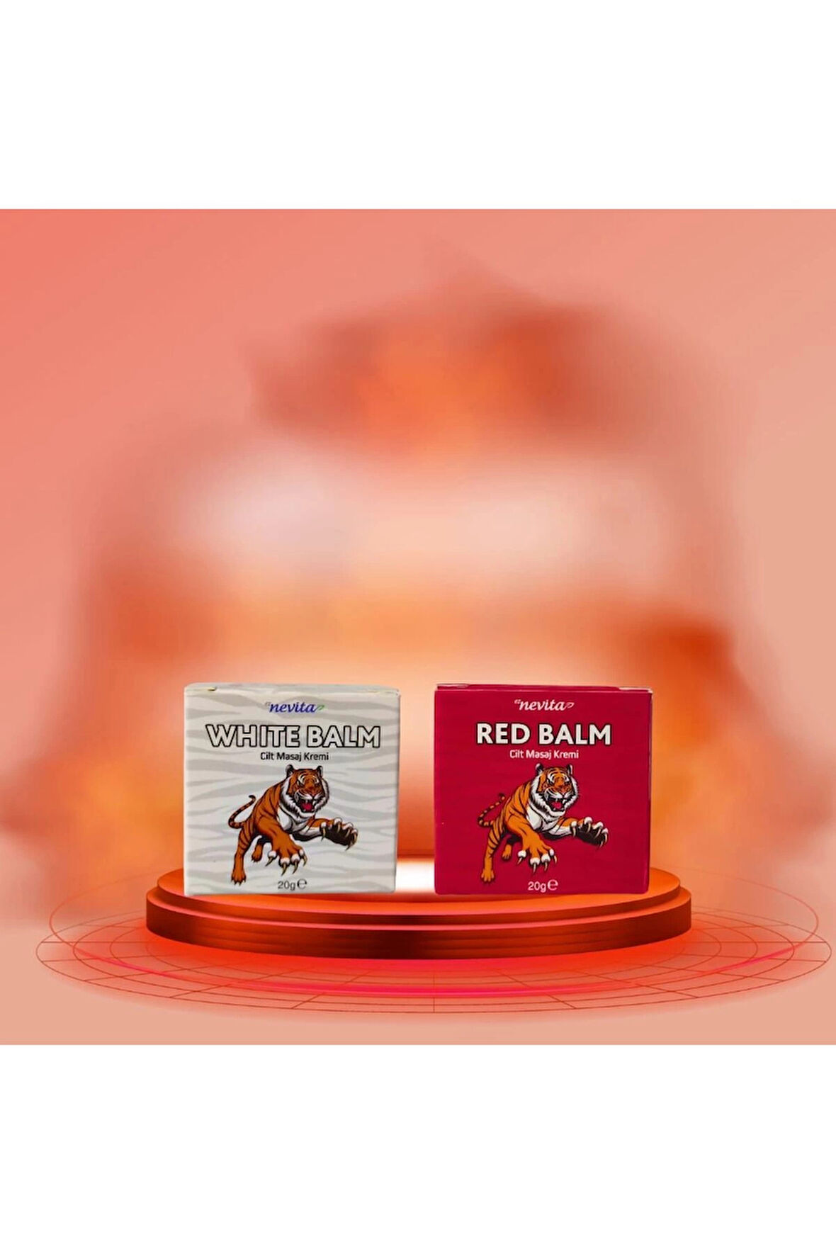 White (soğutucu) ve Red ( Isıtıcı) Masaj kremi