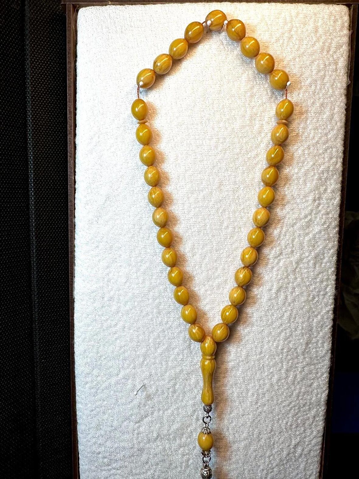 SIKMA ÇUBUK KEHREİBAR TESBİH SARI RENK BEYZİ KESİM T-114