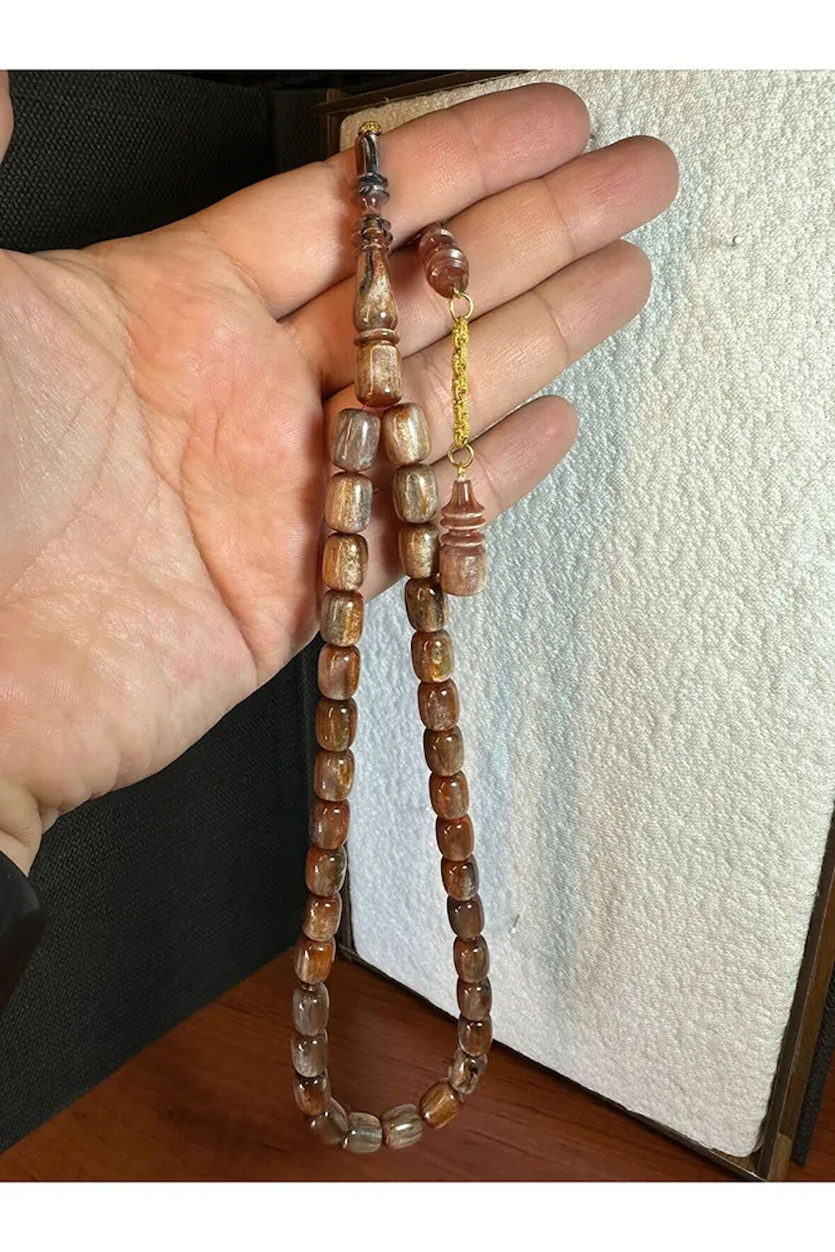 KATALİN SİMLİ KAHVERENGİ KAPSÜL KESİM 7X11MM T-246