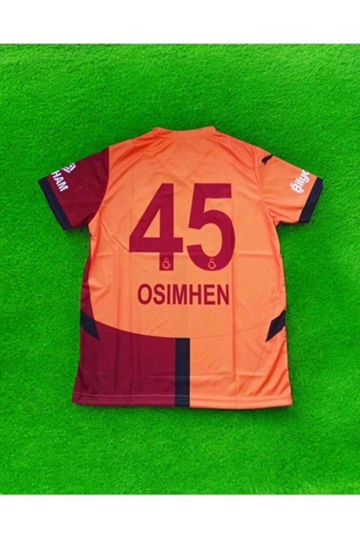 yetişkin victor osimhen galatasaray sarı kırmızı futbol forması 2024-25 yeni sezon