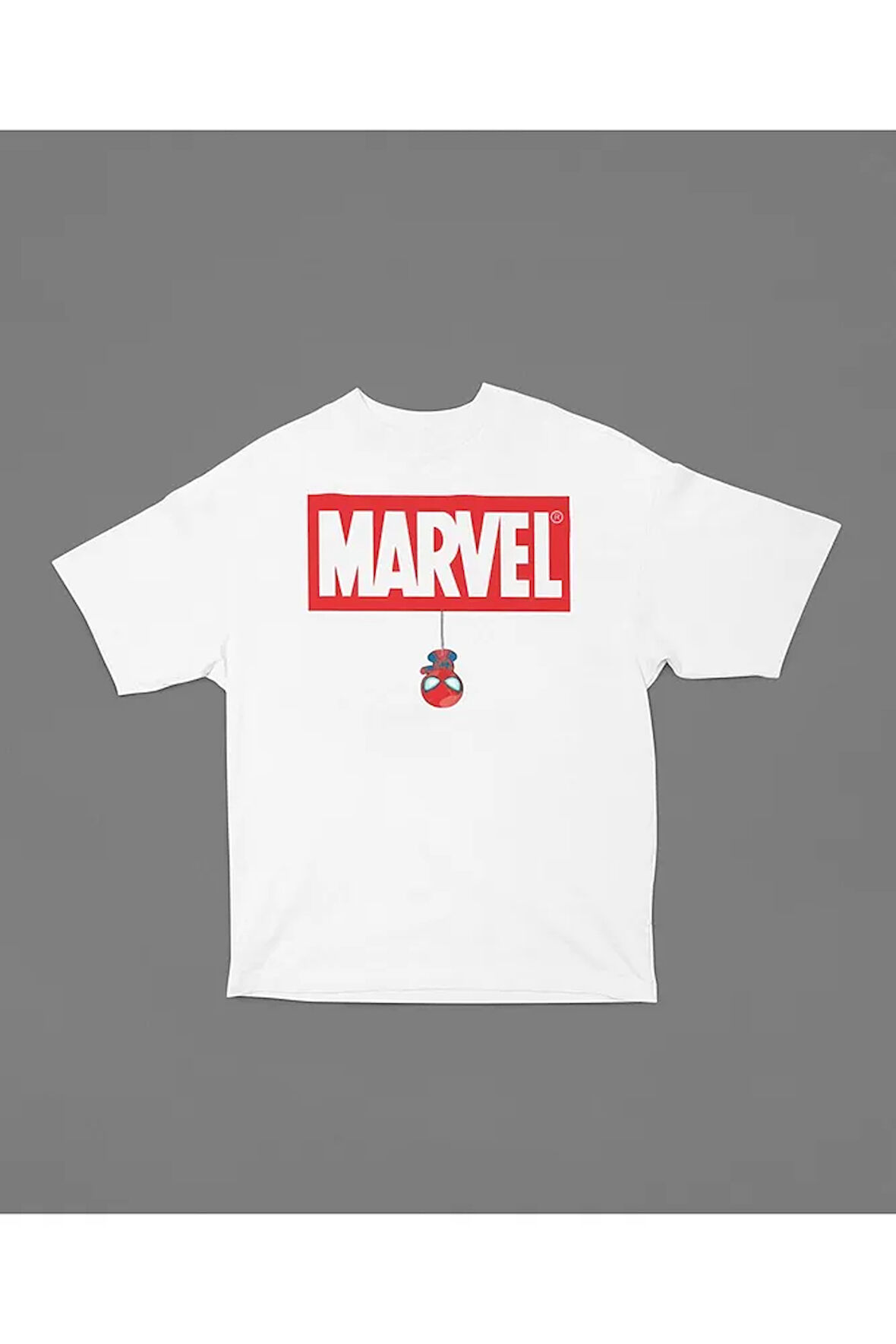 Marvel Küçük Örümcek Adam Baskılı Unisex Oversize Tişört