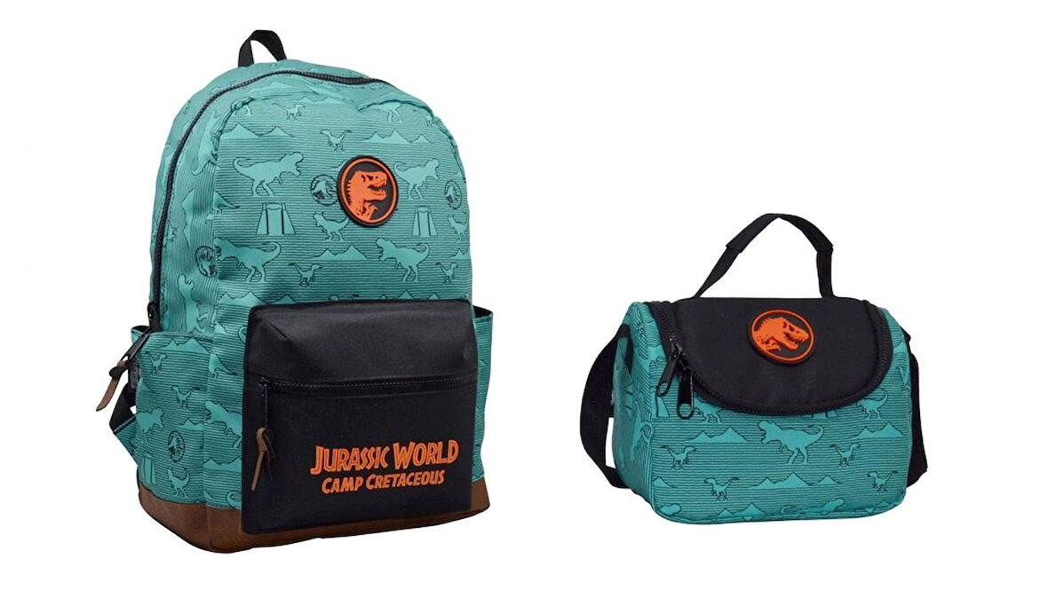Jurassic World Sırt Çantası ve Beslenme Çantası