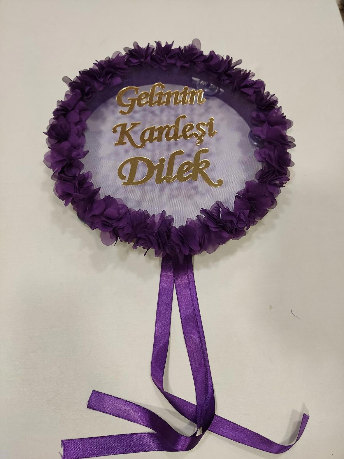 Gelinin Kardeşine Özel Lazer Güllü Kına Tefi Kına Malzemeleri Zilli Def Çalgılı 