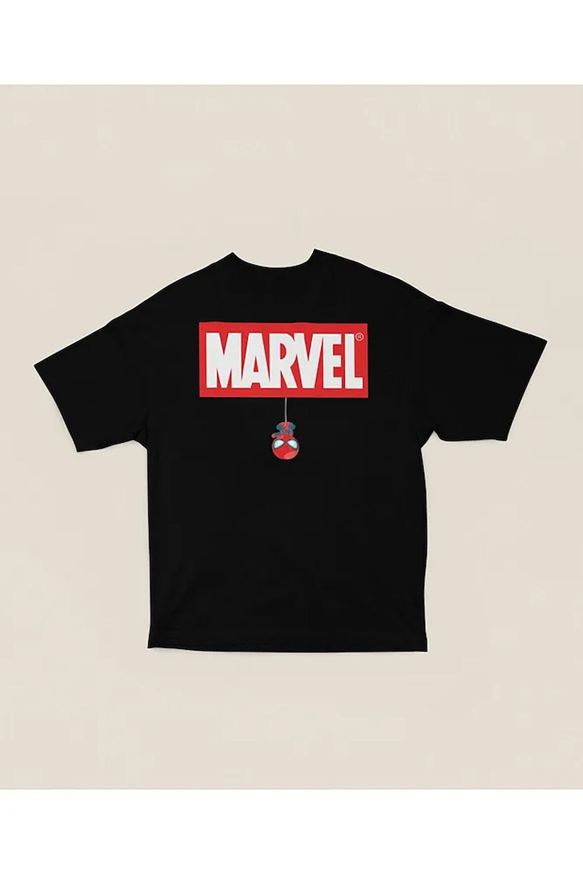 Marvel Küçük Örümcek Adam Baskılı Unisex Oversize Tişört