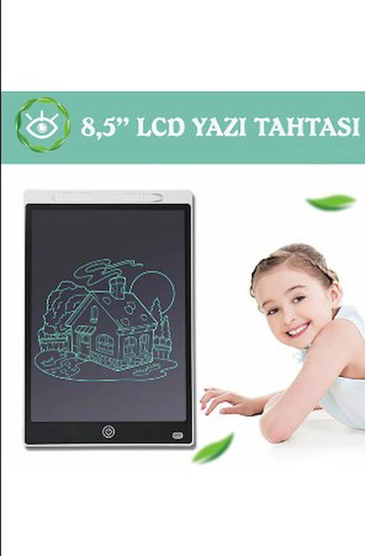 Writing Tablet 8.5 Inç Lcd  Dijital Kalemli Çizim Yazı Tahtası Grafik Not Yazma Eğitim Tableti  CK97