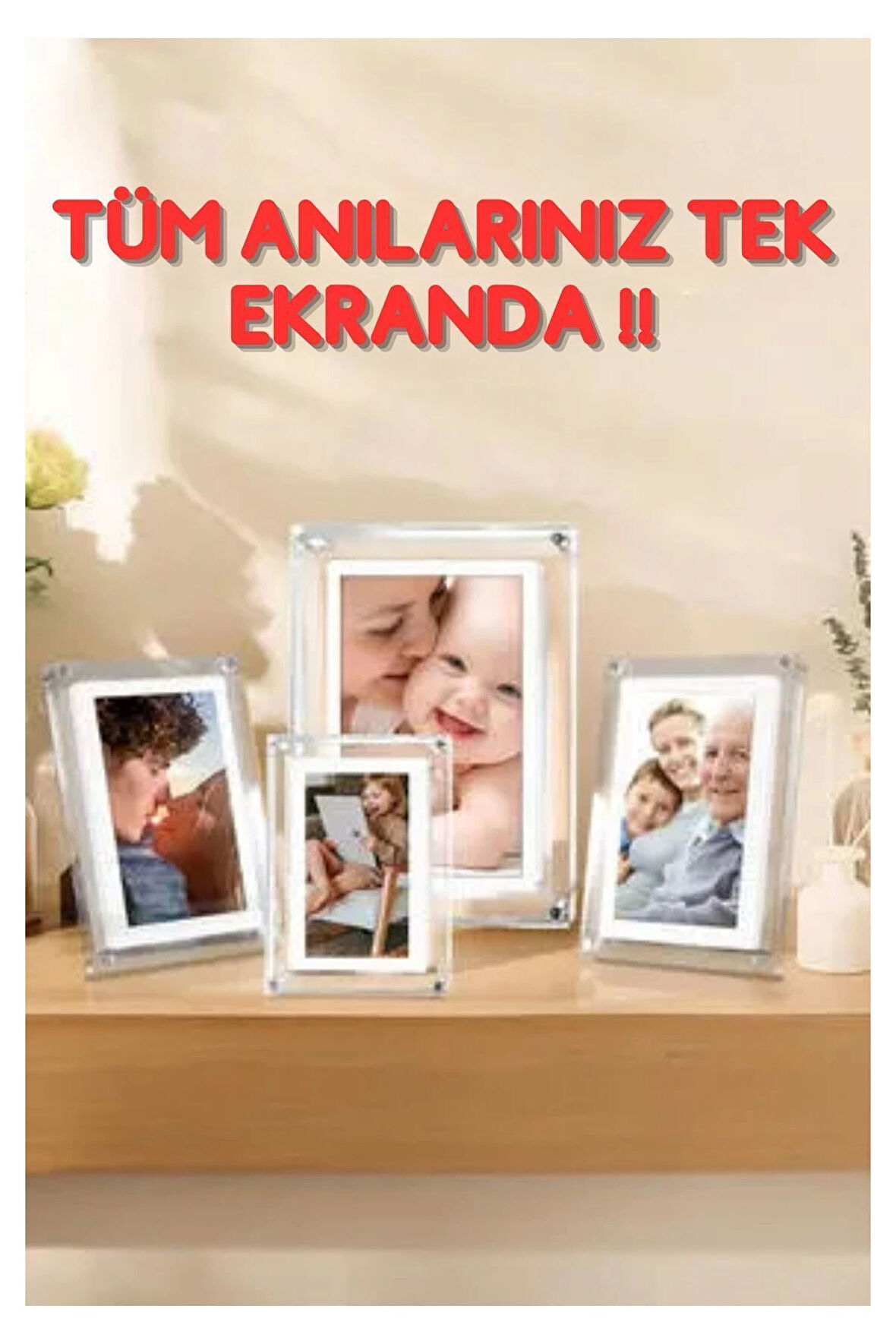 Digital Photo Frame 7 Inch Photo&Video Playing Family/Couples