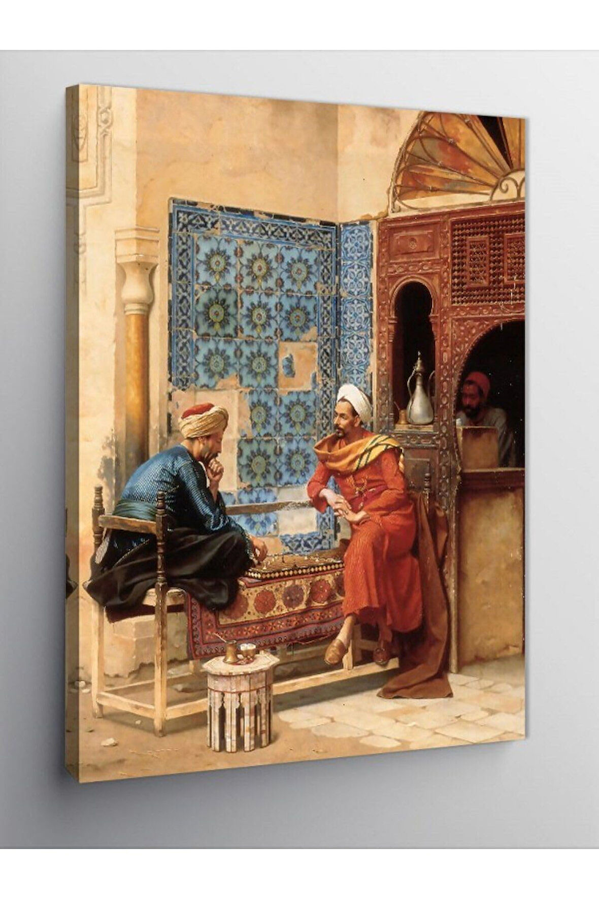 Kanvas Tablo Osmanlıda Kahvehane, 70cm x 100cm
