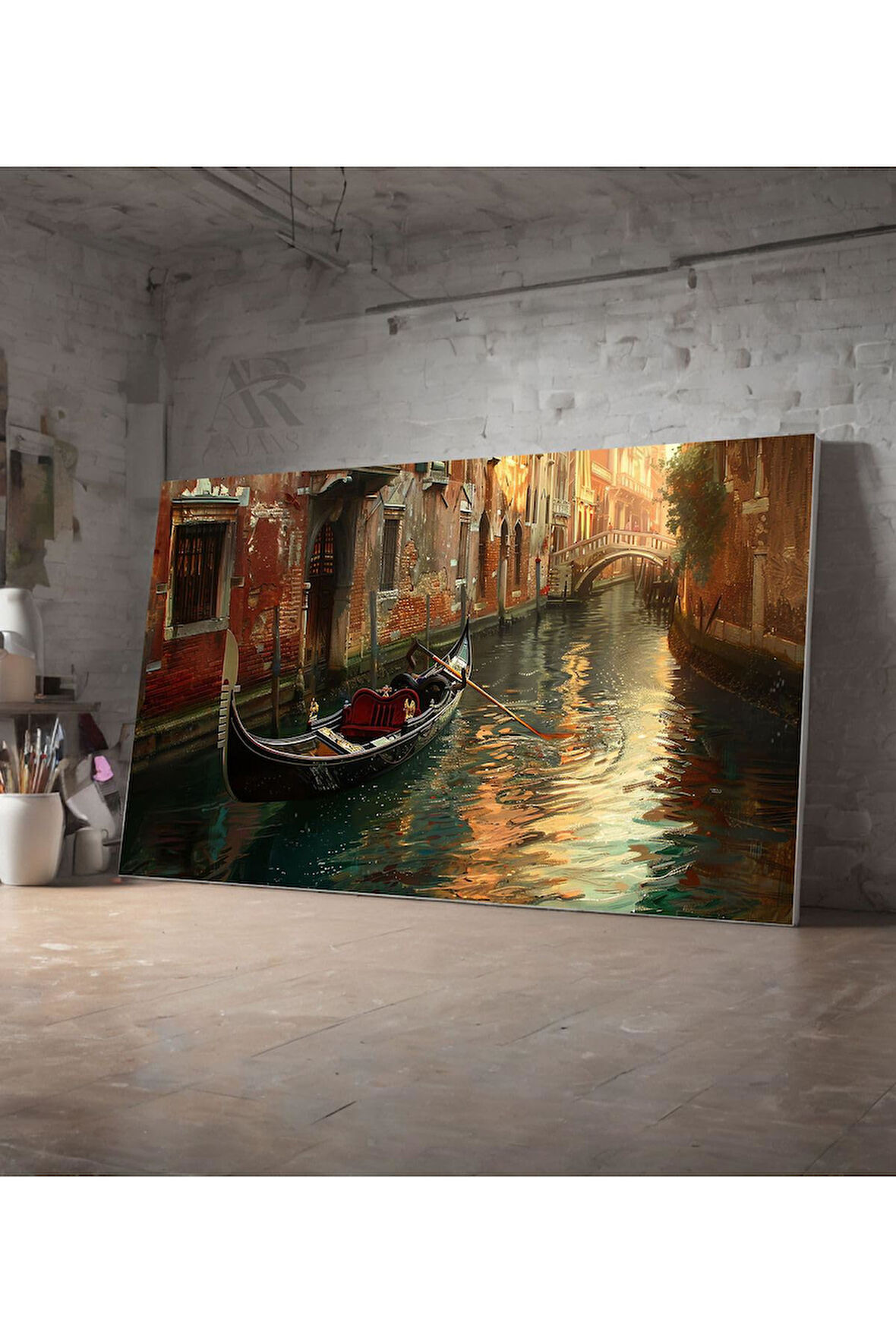 Kanvas Tablo Venedik'Te Akşamüstü Dekoratif Kanvas Tablo 30 X 40