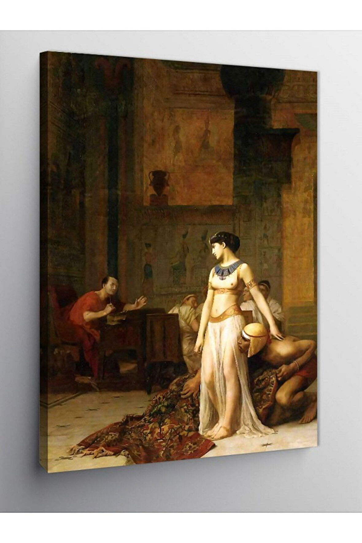 Kanvas Tablo Kleopatra Ve Sezar Jean-Leon Gerome, 50cm x 70cm