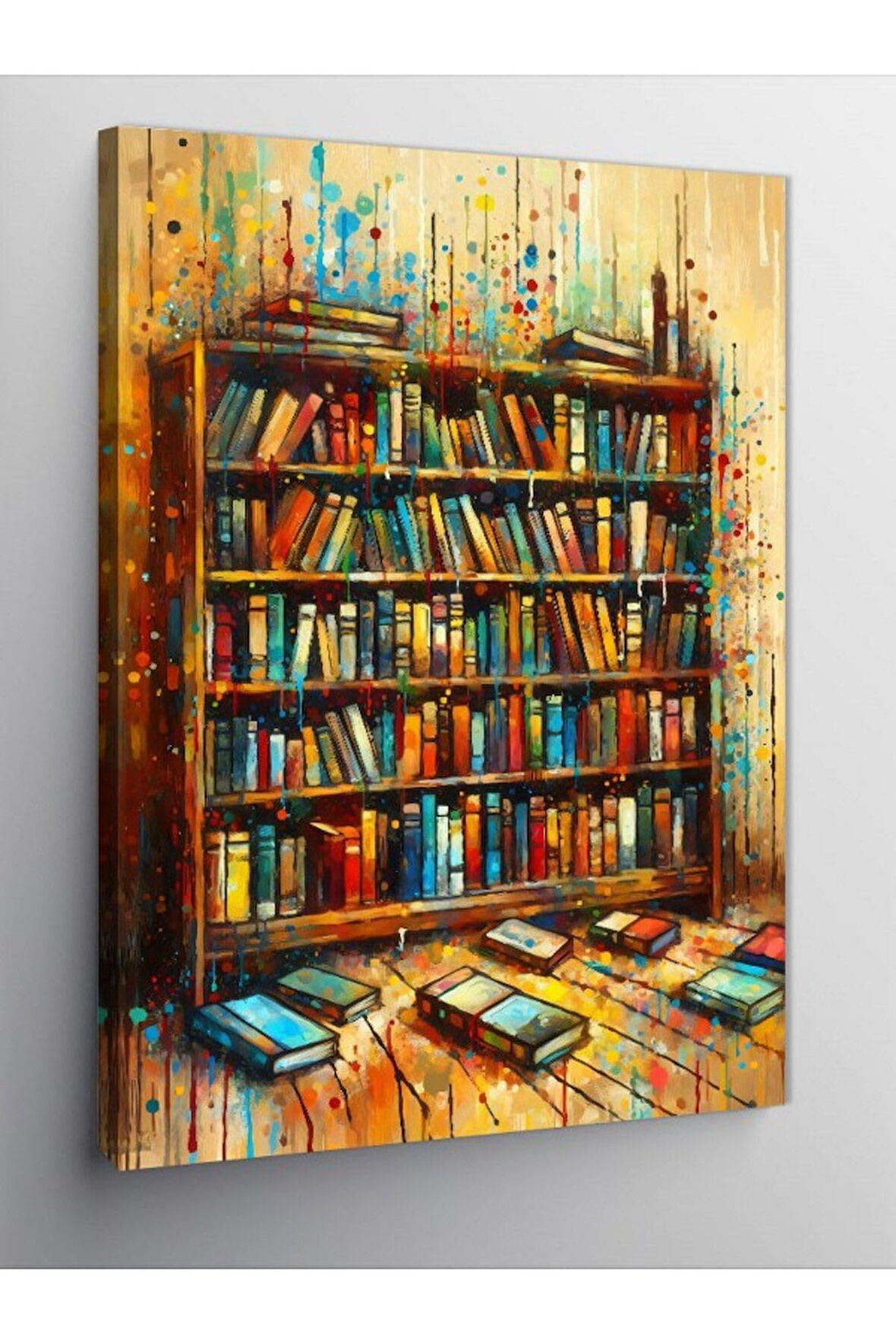 Kanvas Tablo Kitaplık Ve Bilgelik 50 X 70 Cnvsdkey-126534-50-70