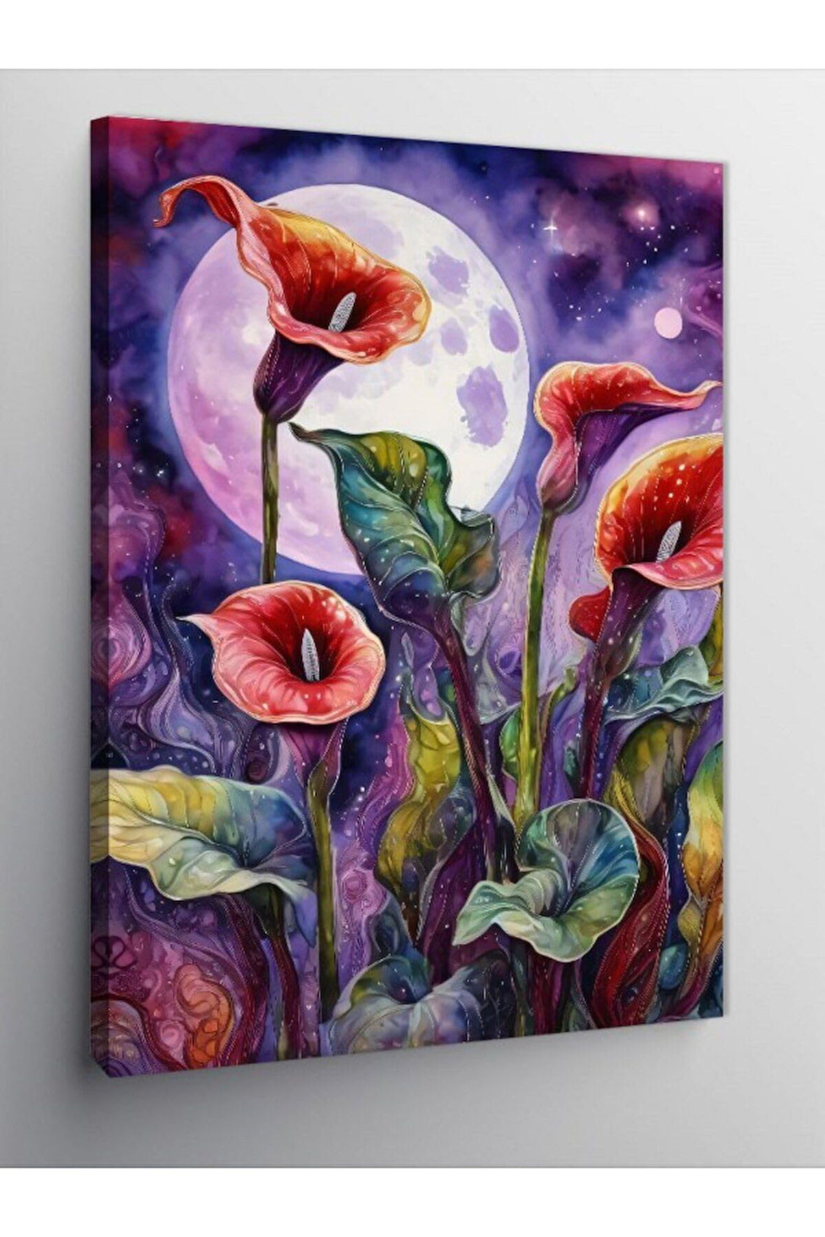 Kanvas Tablo Renkli Çiçekler 50 X 70 Cnvsdkey-125588-50-70