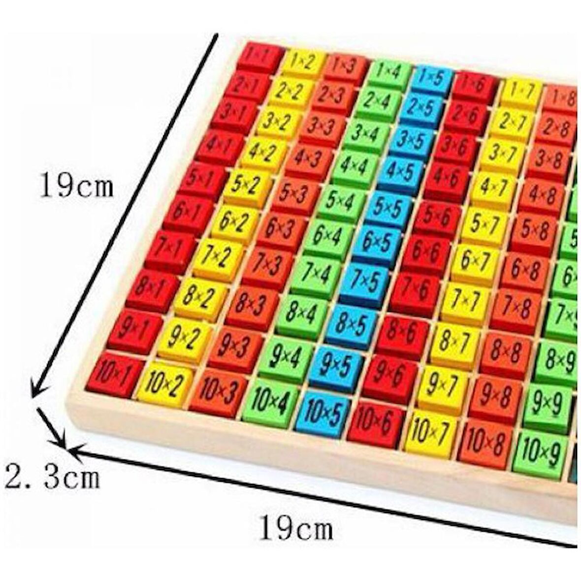 Ahşap Çarpım Tablosu 100 PCS Special Series