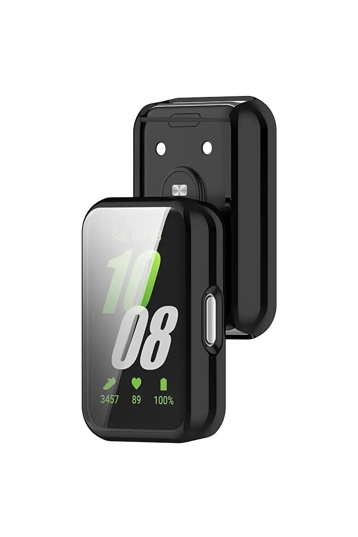 Samsung Galaxy Fit 3 ile Uyumlu Kasa Ve Ekran Koruyucu 360 Tam Koruma Silikon Kılıf