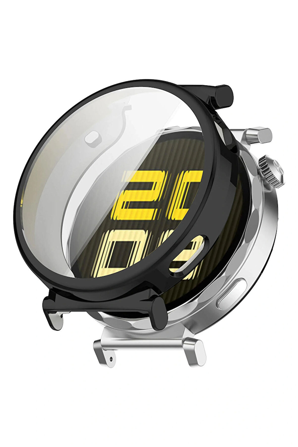 Huawei Watch Gt5 41mm ile Uyumlu Kasa Ve Ekran Koruyucu 360 Tam Koruma Silikon Kılıf