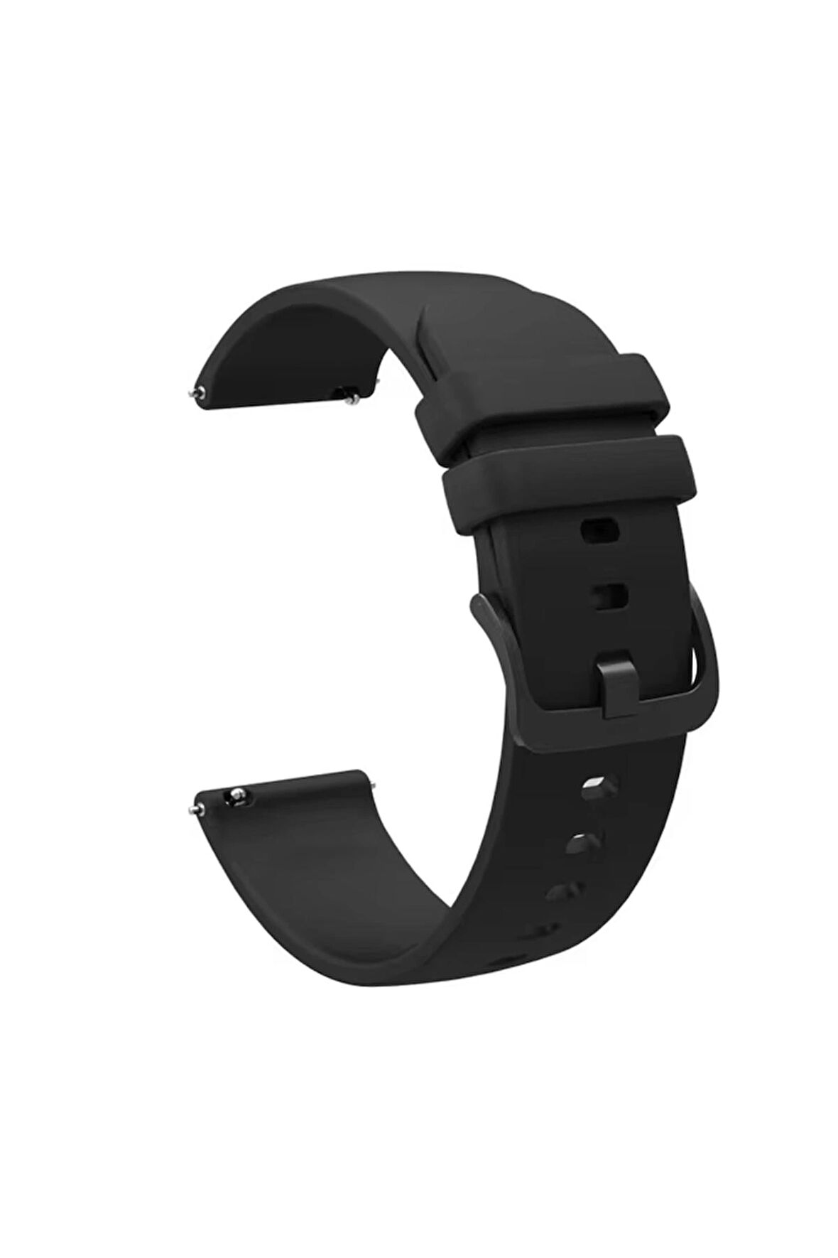 Samsung Galaxy Watch 4 5 6 FE 7 ile Uyumlu Kordon Jel Silikon Tokalı Kayış