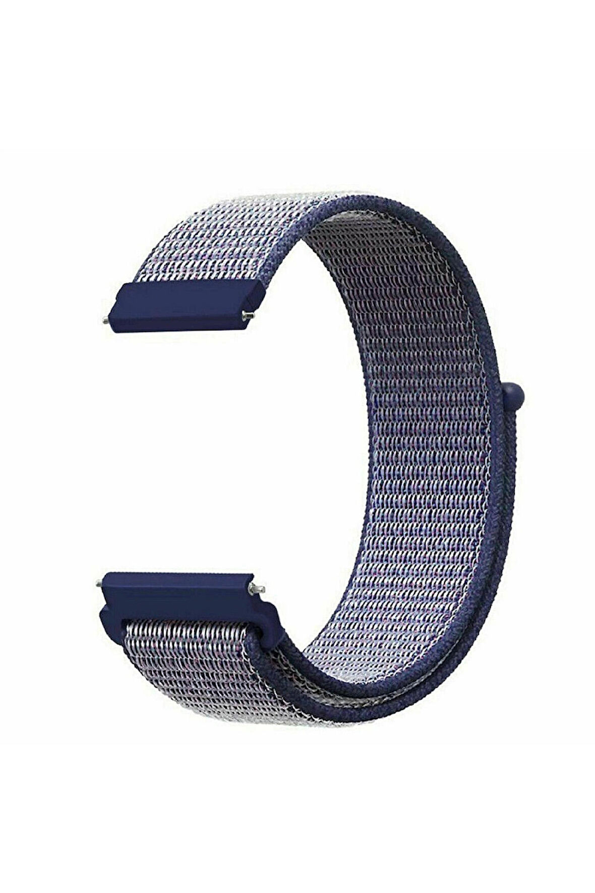 Honor Magic Watch 2 46mm ile Uyumlu Kordon Kumaş Desenli Cırt Cırtlı Spor Kayış