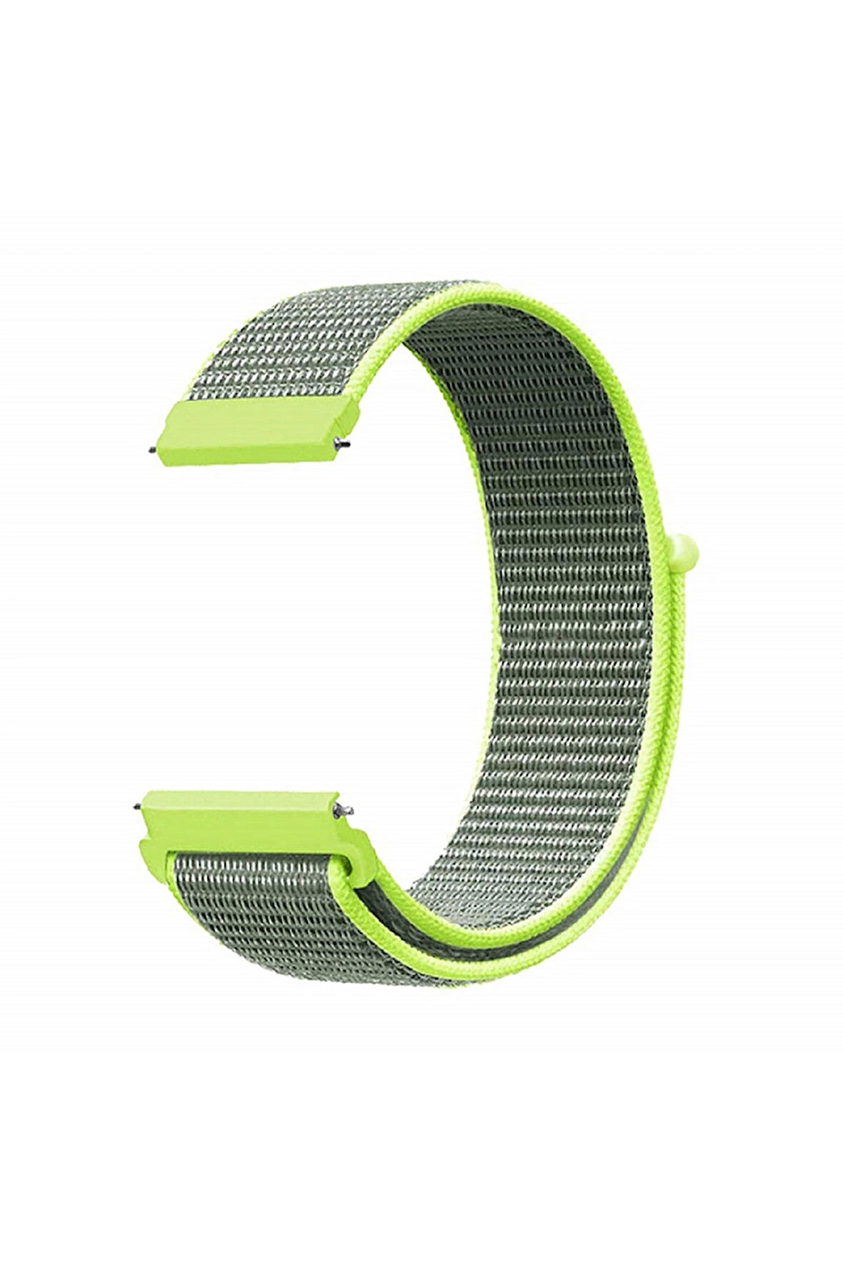 Garmin Forerunner 255 ile Uyumlu Kordon Kumaş Desenli Cırt Cırtlı Spor Kayış